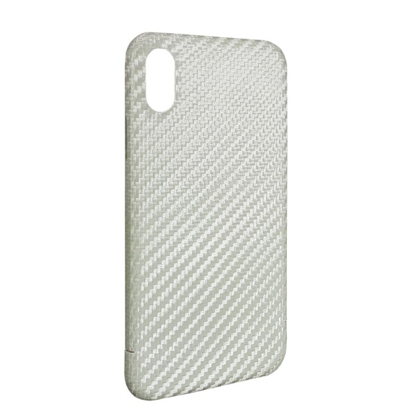 Echt Carbon Cover Apple iPhone Xs Max Perlmutt